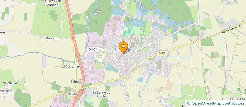 localisation de l'entreprise COMITE DES FETES DE CREVIN  CREVIN