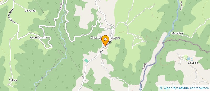 localisation de l'entreprise COMITE DES FETES DE CROS DE RONESQUE à CROS-DE-RONESQUE