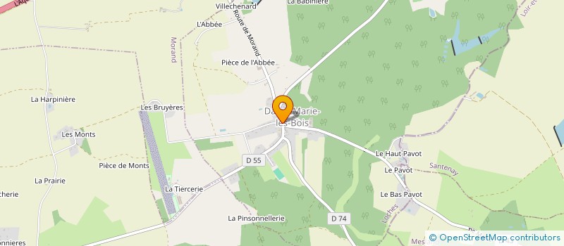 localisation de l'entreprise COMITE DES FETES DE DAME-MARIE-LES-BOIS  DAME-MARIE-LES-BOIS