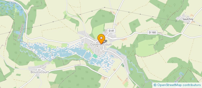 localisation de l'entreprise COMITE DES FETES DE DAVENESCOURT  DAVENESCOURT