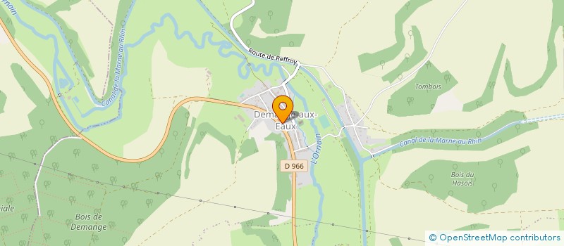 localisation de l'entreprise COMITE DES FETES DE DEMANGE AUX EAUX à DEMANGE-BAUDIGNECOURT