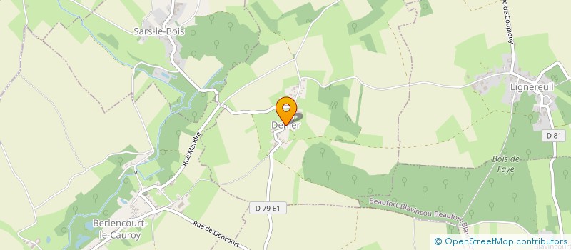 localisation de l'entreprise COMITE DES FETES DE DENIER  DENIER