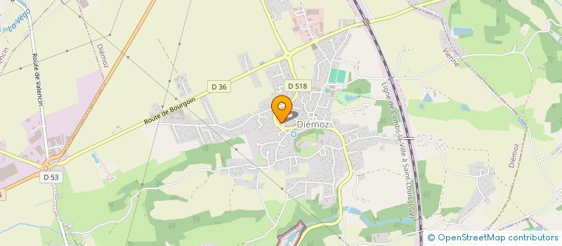 localisation de l'entreprise COMITE DES FETES DE DIEMOZ  DIEMOZ