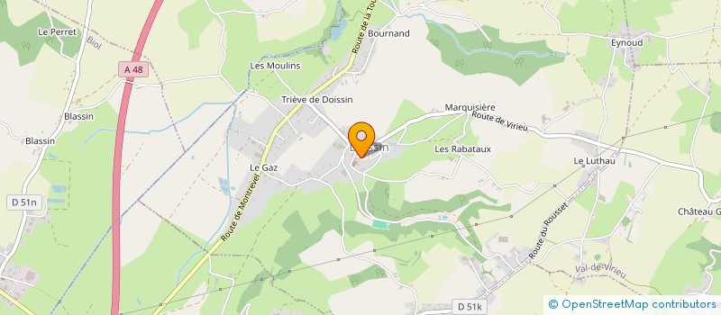 localisation de l'entreprise COMITE DES FETES DE DOISSIN  DOISSIN