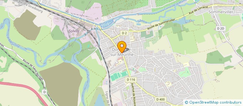 localisation de l'entreprise COMITE DES FETES DE DOMBASLE  DOMBASLE-SUR-MEURTHE