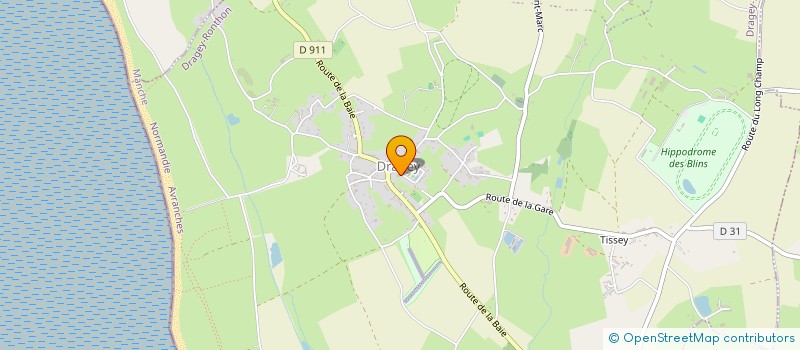 localisation de l'entreprise COMITE DES FETES DE DRAGEY-RONTHON  DRAGEY-RONTHON