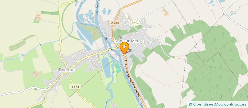 localisation de l'entreprise COMITE DES FETES DE DUN-SUR-MEUSE  DUN-SUR-MEUSE