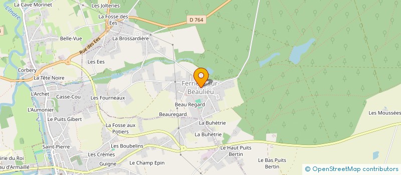 localisation de l'entreprise COMITE DES FETES DE FERRIERE SUR BEAULIEU à FERRIERE-SUR-BEAULIEU