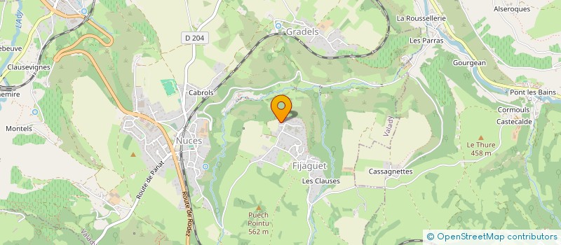 localisation de l'entreprise COMITE DES FETES DE FIJAGUET  VALADY