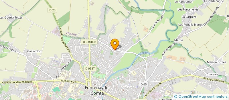 localisation de l'entreprise COMITE DES FETES DE FONTENAY LE COMTE. QUARTIER DES LOGES/ ST-MARTIN DE FRAIGNEAU/ DOIX  FONTENAY-LE-COMTE