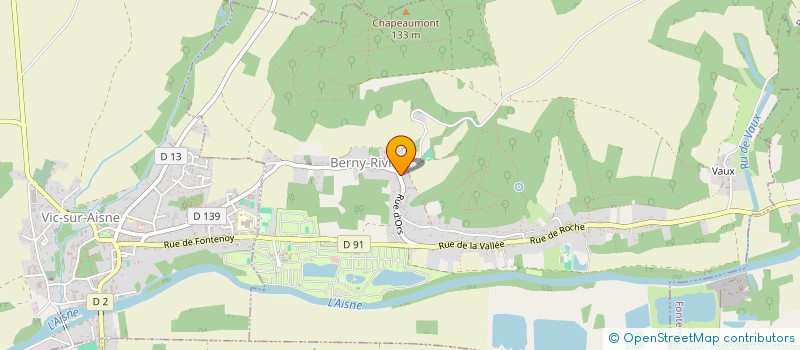 localisation de l'entreprise COMITE DES FETES DE FONTENOY  FONTENOY