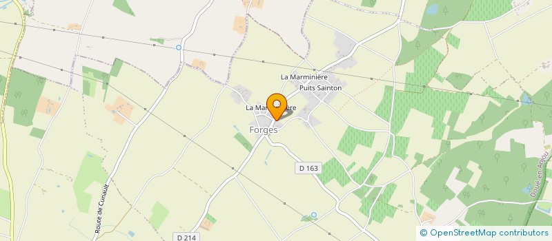 localisation de l'entreprise COMITE DES FETES DE FORGES  DOUE-EN-ANJOU