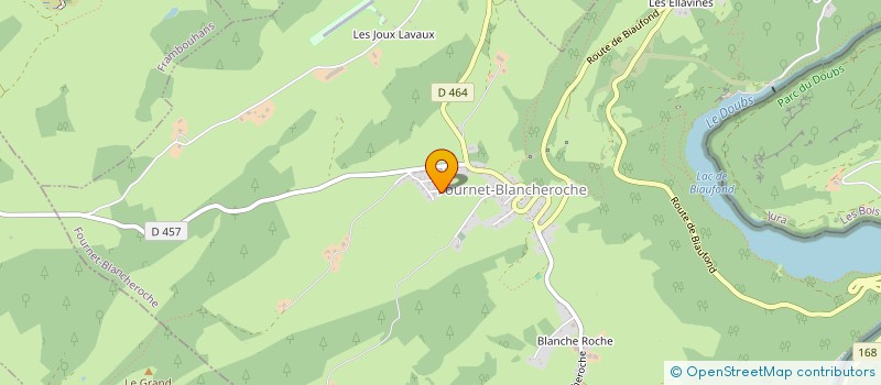 localisation de l'entreprise COMITE DES FETES DE FOURNET BLANCHEROCHE  FOURNET-BLANCHEROCHE