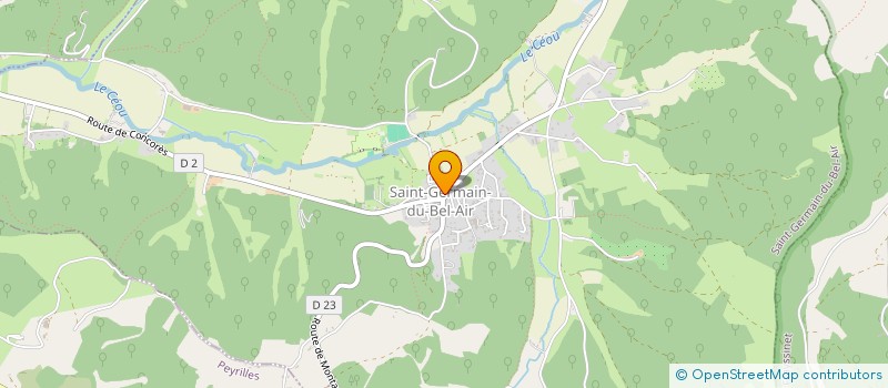 localisation de l'entreprise COMITE DES FETES DE FRAYSSINET  FRAYSSINET