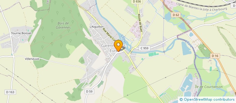 localisation de l'entreprise COMITE DES FETES DE GARENNES SUR EURE à GARENNES-SUR-EURE