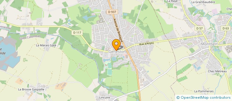 localisation de l'entreprise COMITE DES FETES DE GENESTON  GENESTON
