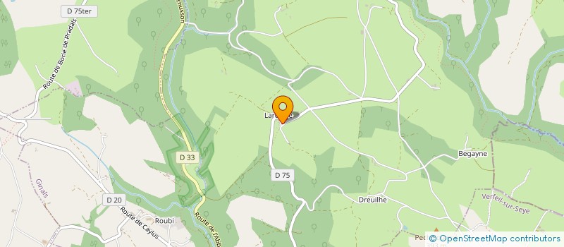 localisation de l'entreprise COMITE DES FETES DE GINALS  GINALS