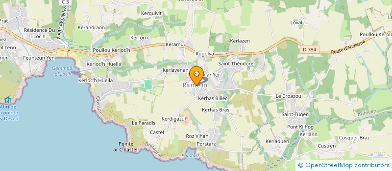 localisation de l'entreprise COMITE DES FETES DE GOULIEN  GOULIEN