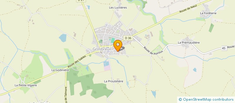 localisation de l'entreprise COMITE DES FETES DE GROSBREUIL (CFG)  GROSBREUIL