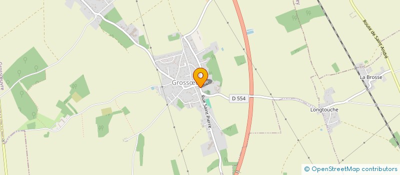 localisation de l'entreprise COMITE DES FETES DE GROSSOEUVRE  GROSSUVRE