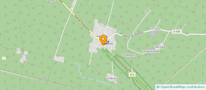 localisation de l'entreprise COMITE DES FETES DE HAUREUILS, LE BARP à LE BARP