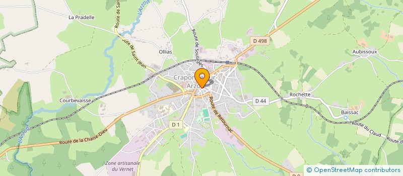 localisation de l'entreprise COMITE DES FETES DE JULLIANGES  JULLIANGES