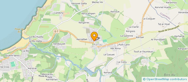 localisation de l'entreprise COMITE DES FETES DE KERLAZ  KERLAZ