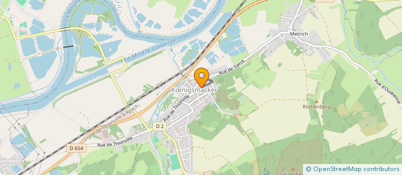 localisation de l'entreprise COMITE DES FETES DE KOENIGSMACKER  KNIGSMACKER