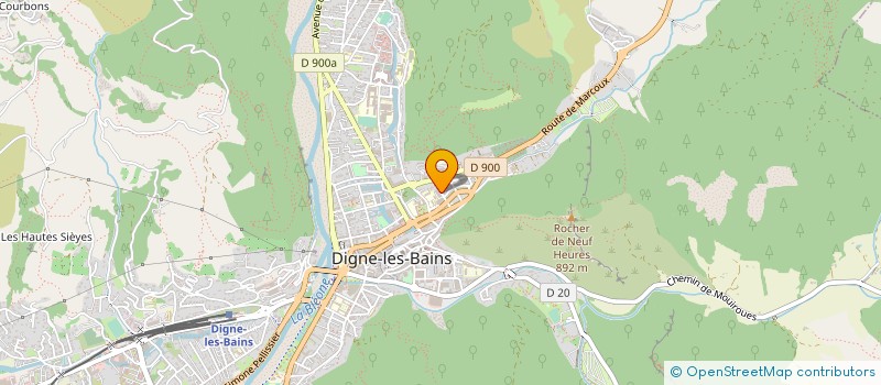 localisation de l'entreprise COMITE DES FETES DE L ECOLE à DIGNE-LES-BAINS