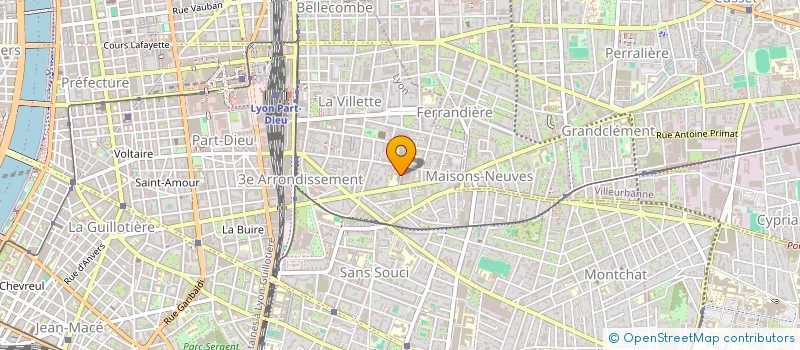 localisation de l'entreprise COMITE DES FETES DE L'ECOLE MEYNIS  LYON