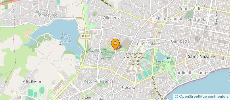 localisation de l'entreprise COMITE DES FETES DE L'ESCADRON 35/3 DE GENDARMERIE MOBILE  SAINT-NAZAIRE