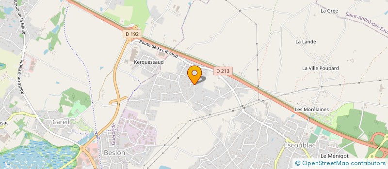 localisation de l'entreprise COMITE DES FETES DE LA BAULE ESCOUBLAC  LA BAULE-ESCOUBLAC