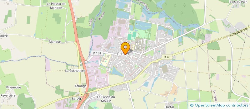 localisation de l'entreprise COMITE DES FETES DE LA BOSSE DE BRETAGNE  LA BOSSE-DE-BRETAGNE