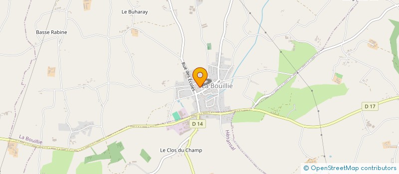 localisation de l'entreprise COMITE DES FETES DE LA BOUILLIE à LA BOUILLIE