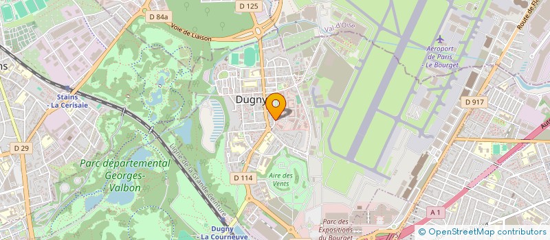 localisation de l'entreprise COMITE DES FETES DE LA CASERNE ( CFCR )  DUGNY