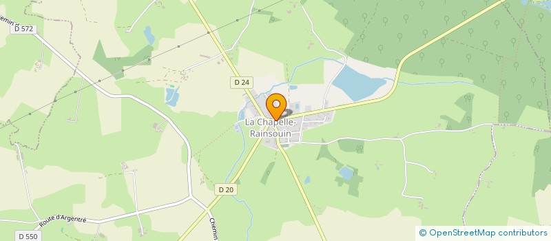 localisation de l'entreprise COMITE DES FETES DE LA CHAPELLE-RAINSOUIN  LA CHAPELLE-RAINSOUIN