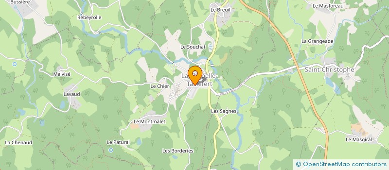 localisation de l'entreprise COMITE DES FETES DE LA CHAPELLE TAILLEFERT à LA CHAPELLE-TAILLEFERT