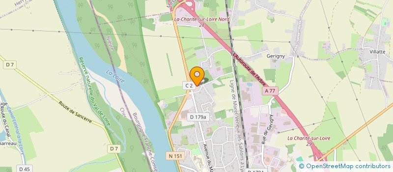 localisation de l'entreprise COMITE DES FETES DE LA CHARITE SUR LOIRE à LA CHARITE SUR LOIRE