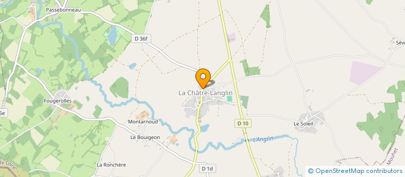 localisation de l'entreprise COMITE DES FETES DE LA CHATRE L'ANGLIN à LA CHATRE-LANGLIN