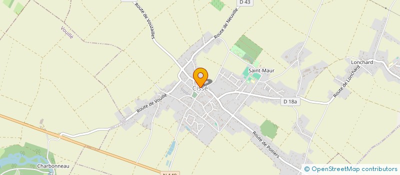 localisation de l'entreprise COMITE DES FETES DE LA COMMUNE DE CISSE à CISSE