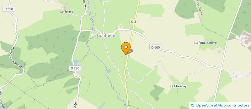 localisation de l'entreprise COMITE DES FETES DE LA COMMUNE DE LA GONFRIERE à LA GONFRIERE