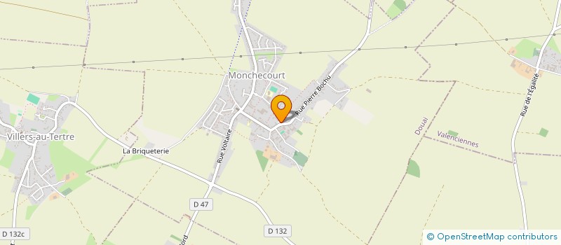 localisation de l'entreprise COMITE DES FETES DE LA COMMUNE DE MONCHECOURT  MONCHECOURT