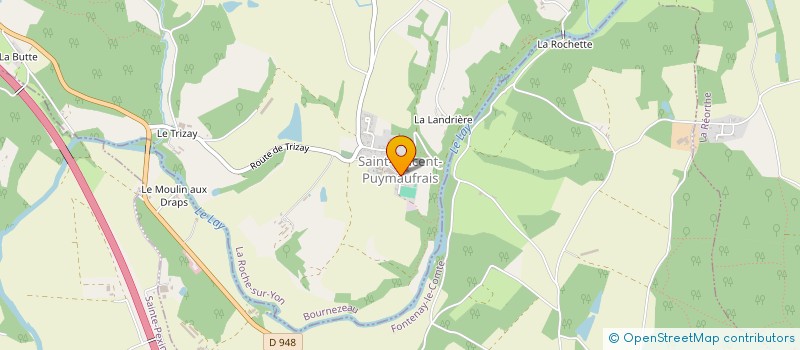 localisation de l'entreprise COMITE DES FETES DE LA COMMUNE DE THORIGNY  THORIGNY