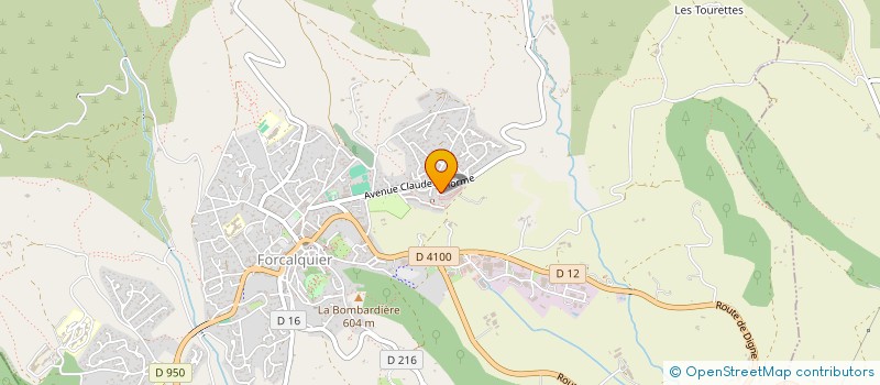 localisation de l'entreprise COMITE DES FETES DE LA COMPAGNIE DE GENDARMERIE DE FORCALQUIER  FORCALQUIER