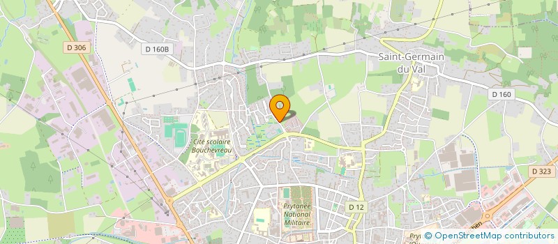 localisation de l'entreprise COMITE DES FETES DE LA COMPAGNIE DE LA FLECHE à LA FLECHE