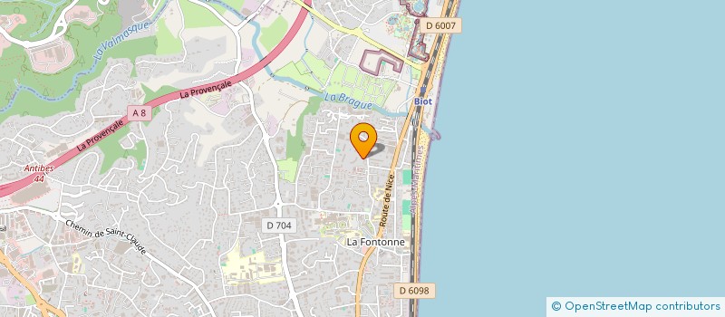 localisation de l'entreprise COMITE DES FETES DE LA FONTONNE à ANTIBES
