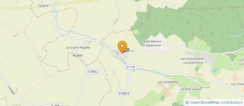 localisation de l'entreprise COMITE DES FETES DE LA GAUDAINE à LA GAUDAINE