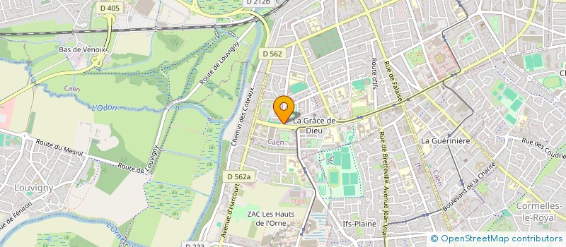localisation de l'entreprise COMITE DES FETES DE LA GRACE DE DIEU à CAEN