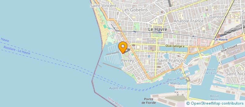 localisation de l'entreprise COMITE DES FETES DE LA MER à LE HAVRE