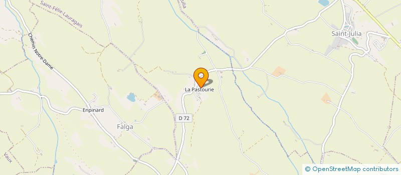 localisation de l'entreprise COMITE DES FETES DE LA PASTOURIE  ST FELIX LAURAGAIS